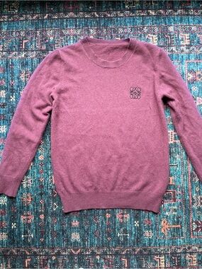 Loewe Crewneck Sweater in Plum